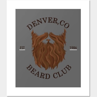 Denver Beard Club Est 1986 Posters and Art